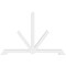 Ekena Millwork Vanguard Architectural Grade PVC Gable Bracket, 84"W x 56"H x 4"D x 4"F, 16/12 Pitch GBP084X56X0404VAN00 - alternate 2